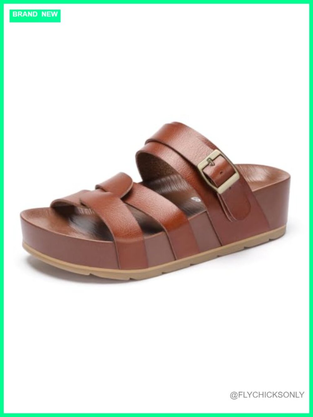 Women's Platform Wedge Sandals Strappy Lightweight Non-Slip Comfort Walking